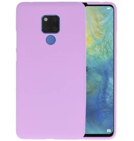 BAOHU BackCover Hoesje Color Telefoonhoesje Huawei Mate 20 X - Paars
