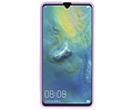 BAOHU Hoesje Geschikt voor de Huawei Mate 20 X - Backcover Color Telefoonhoesje - Paars