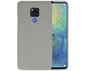 BAOHU Hoesje Geschikt voor de Huawei Mate 20 X - Backcover Color Telefoonhoesje - Grijs