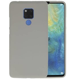 BAOHU BackCover Hoesje Color Telefoonhoesje Huawei Mate 20 X - Grijs