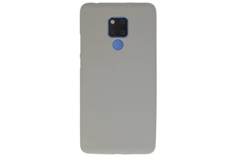 BackCover Hoesje Color Telefoonhoesje voor Huawei Mate 20 X - Grijs