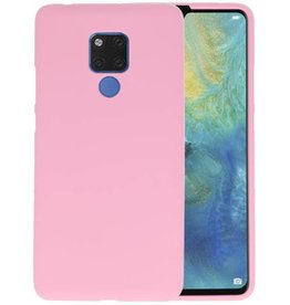 BackCover Hoesje Color Telefoonhoesje Huawei Mate 20 X - Roze