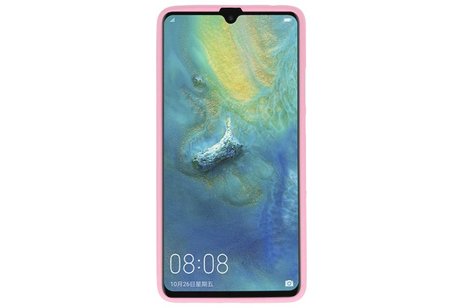 BackCover Hoesje Color Telefoonhoesje voor Huawei Mate 20 X - Roze