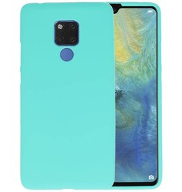 BAOHU BackCover Hoesje Color Telefoonhoesje Huawei Mate 20 X - Turquoise