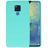 BAOHU BackCover Hoesje Color Telefoonhoesje Huawei Mate 20 X - Turquoise