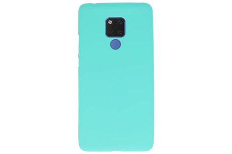 BackCover Hoesje Color Telefoonhoesje voor Huawei Mate 20 X - Turquoise