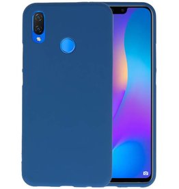 BAOHU BackCover Hoesje Color Telefoonhoesje Huawei P Smart Plus - Navy