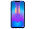 BAOHU Hoesje Geschikt voor de Huawei P Smart Plus - Backcover Color Telefoonhoesje - Navy