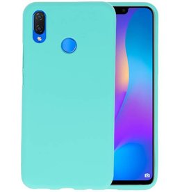 BackCover Hoesje Color Telefoonhoesje Huawei P Smart Plus - Turquoise