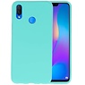 BackCover Hoesje Color Telefoonhoesje Huawei P Smart Plus - Turquoise