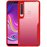 BAOHU Rood Focus Transparant Hard Cases Samsung Galaxy A9 2018