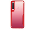 BAOHU Rood Focus Transparant Hard Cases - Hoesje Geschikt voor Samsung Galaxy A9 2018