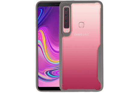 BAOHU Grijs Focus Transparant Hard Cases - Hoesje Geschikt voor Samsung Galaxy A9 2018