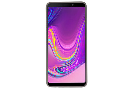 BAOHU Grijs Focus Transparant Hard Cases - Hoesje Geschikt voor Samsung Galaxy A9 2018