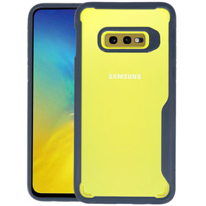BAOHU Navy Focus Transparant Hard Cases - Hoesje Geschikt voor Samsung Galaxy S10e