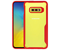 BAOHU Rood Focus Transparant Hard Cases - Hoesje Geschikt voor Samsung Galaxy S10e