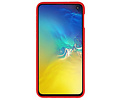 BAOHU Rood Focus Transparant Hard Cases - Hoesje Geschikt voor Samsung Galaxy S10e