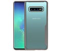 BAOHU Grijs Focus Transparant Hard Cases - Hoesje Geschikt voor Samsung Galaxy S10 Plus