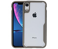 Grijs Focus Transparant Hard Cases - Hoesje Geschikt voor iPhone XR