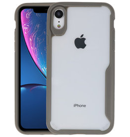 BAOHU Grijs Focus Transparant Hard Cases iPhone XR