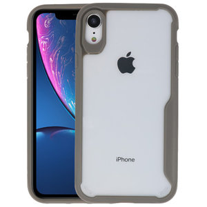 Grijs Focus Transparant Hard Cases - Hoesje Geschikt voor iPhone XR