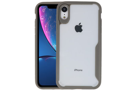 BAOHU Grijs Focus Transparant Hard Cases - Hoesje Geschikt voor iPhone XR
