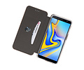 Slim Folio Case - Book Case Telefoonhoesje - Folio Flip Hoesje - Geschikt voor Samsung Galaxy J6 Plus - Goud