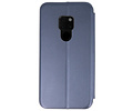 Slim Folio Case - Book Case Telefoonhoesje - Folio Flip Hoesje - Geschikt voor Huawei Mate 20 - Navy