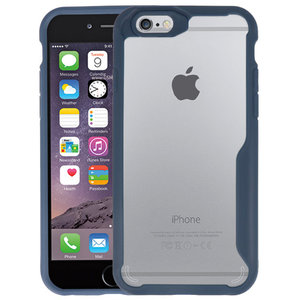 BAOHU Navy Focus Transparant Hard Cases - Hoesje Geschikt voor iPhone 6