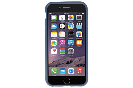 BAOHU Navy Focus Transparant Hard Cases - Hoesje Geschikt voor iPhone 6