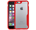 Rood Focus Transparant Hard Cases voor iPhone 6