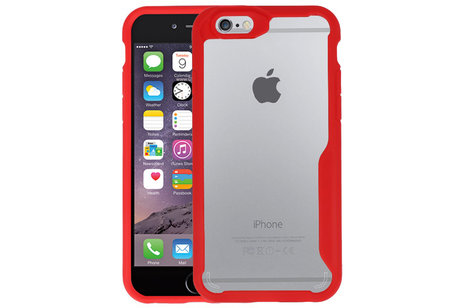 BAOHU Rood Focus Transparant Hard Cases - Hoesje Geschikt voor iPhone 6