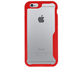 Rood Focus Transparant Hard Cases voor iPhone 6