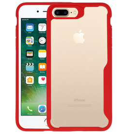 BAOHU Rood Focus Transparant Hard Cases iPhone 7 / 8 Plus