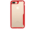 BAOHU Rood Focus Transparant Hard Cases - Hoesje Geschikt voor iPhone 7 / 8 Plus