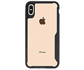 BAOHU Zwart Focus Transparant Hard Cases - Hoesje Geschikt voor iPhone XS Max