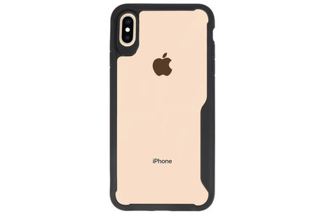 Zwart Focus Transparant Hard Cases iPhone XS Max