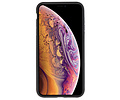 BAOHU Zwart Focus Transparant Hard Cases - Hoesje Geschikt voor iPhone XS Max