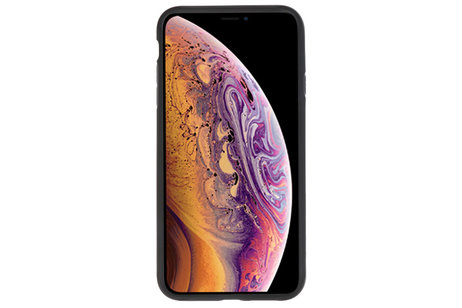 Zwart Focus Transparant Hard Cases iPhone XS Max