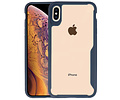 BAOHU Navy Focus Transparant Hard Cases - Hoesje Geschikt voor iPhone XS Maxy