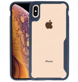 BAOHU Navy Focus Transparant Hard Cases iPhone XS Maxy