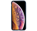 BAOHU Navy Focus Transparant Hard Cases - Hoesje Geschikt voor iPhone XS Maxy