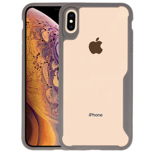 Grijs Focus Transparant Hard Cases iPhone XS Max