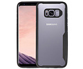 BAOHU Zwart Focus Transparant Hard Cases - Hoesje Geschikt voor Samsung Galaxy S8