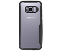 BAOHU Zwart Focus Transparant Hard Cases - Hoesje Geschikt voor Samsung Galaxy S8