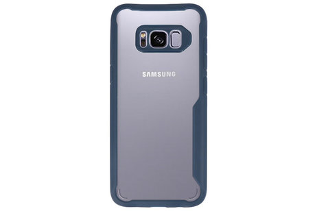 BAOHU Navy Focus Transparant Hard Cases - Hoesje Geschikt voor Samsung Galaxy S8