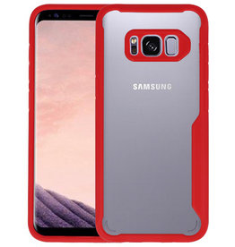 BAOHU Rood Focus Transparant Hard Cases Samsung Galaxy S8