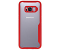 BAOHU Rood Focus Transparant Hard Cases - Hoesje Geschikt voor Samsung Galaxy S8
