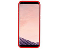 BAOHU Rood Focus Transparant Hard Cases - Hoesje Geschikt voor Samsung Galaxy S8
