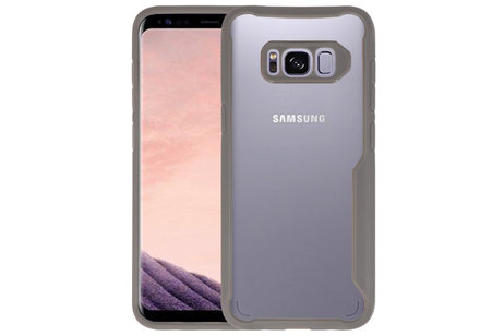 BAOHU Grijs Focus Transparant Hard Cases - Hoesje Geschikt voor Samsung Galaxy S8